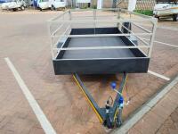 For sale New - Vtec 2.4m Unbraked Trailer with Low Rails (Anniversary edition)