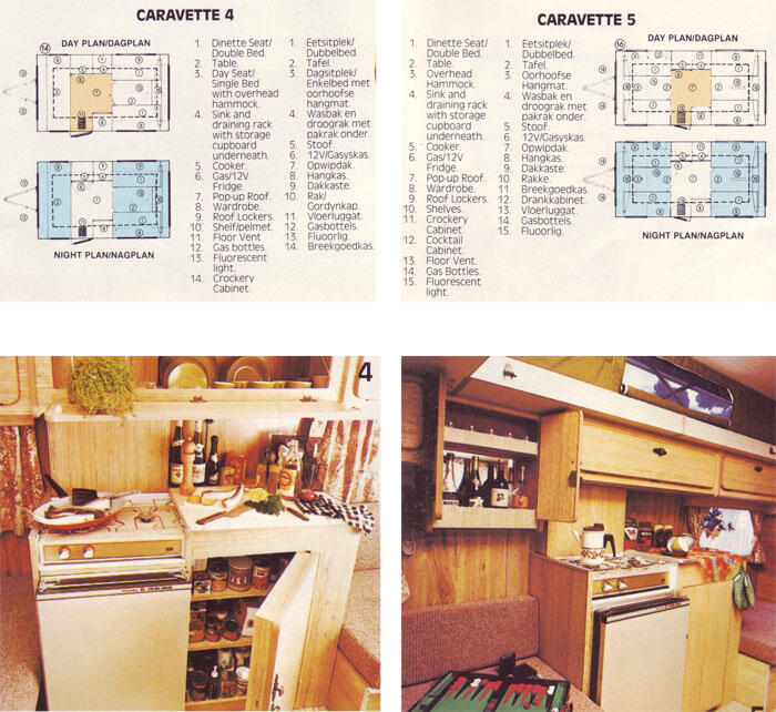Caravette 4 & Caravette 5