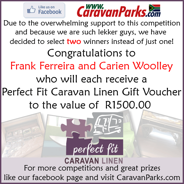 Perfect Fit Caravan Linen Gift Voucher Winners